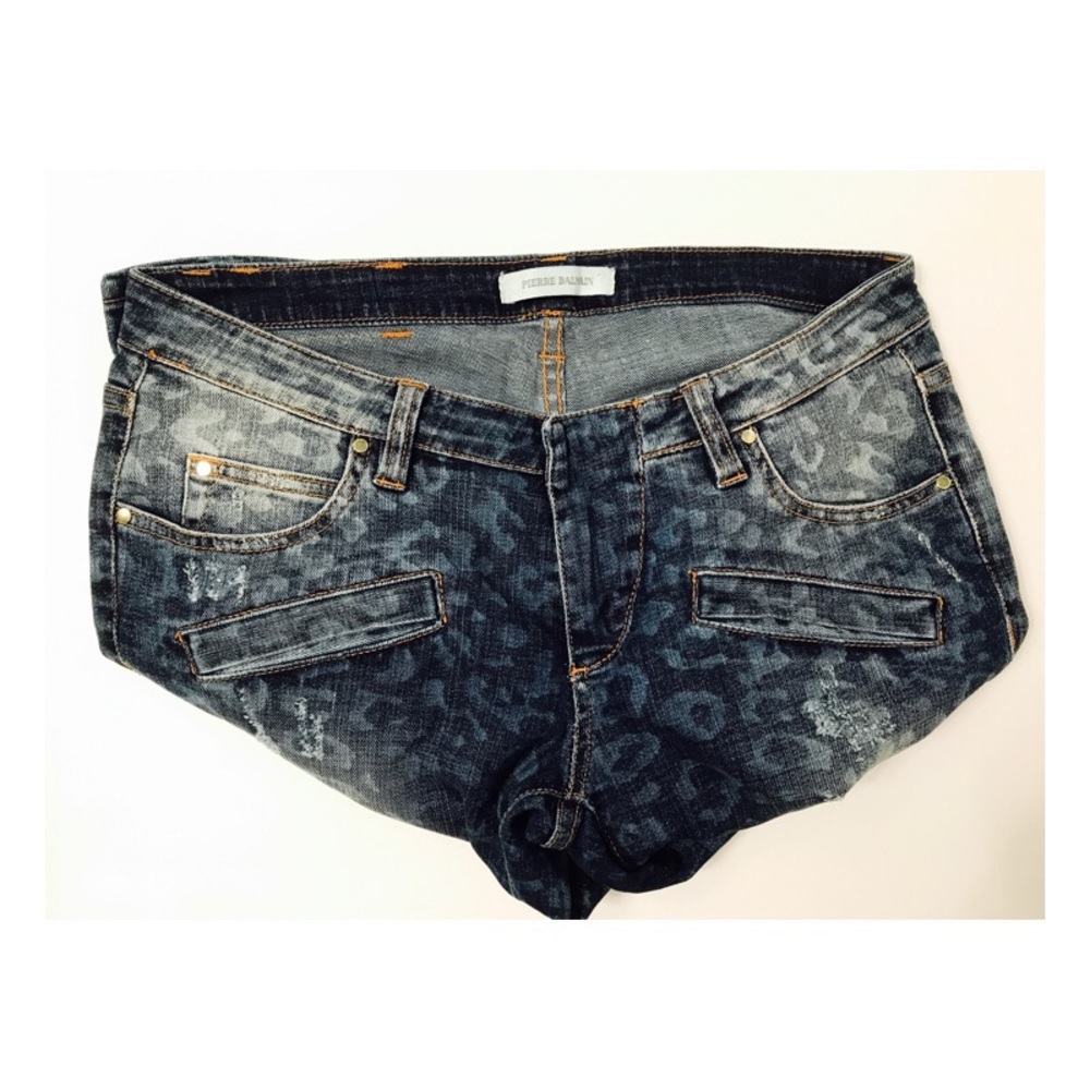 Balmain Leopard Print Skinny Jeans
